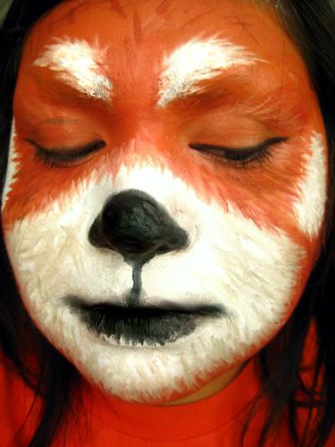 Kyuubified's Ramblings: Red Panda Face Painting